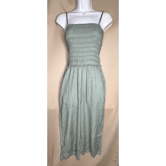 Steve Madden Natural Beauty Jumpsuit Deep Olive XS NWT - Picture 1 of 7